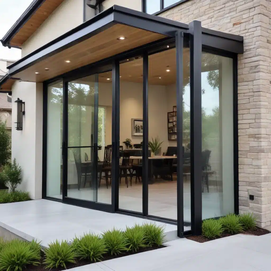 Enhancing Curb Appeal with Glass Sliding Doors Architectural Centerpieces